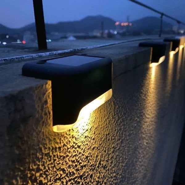 SolaGlim™ Powerful Solar Deck Lights with Automatic Activation