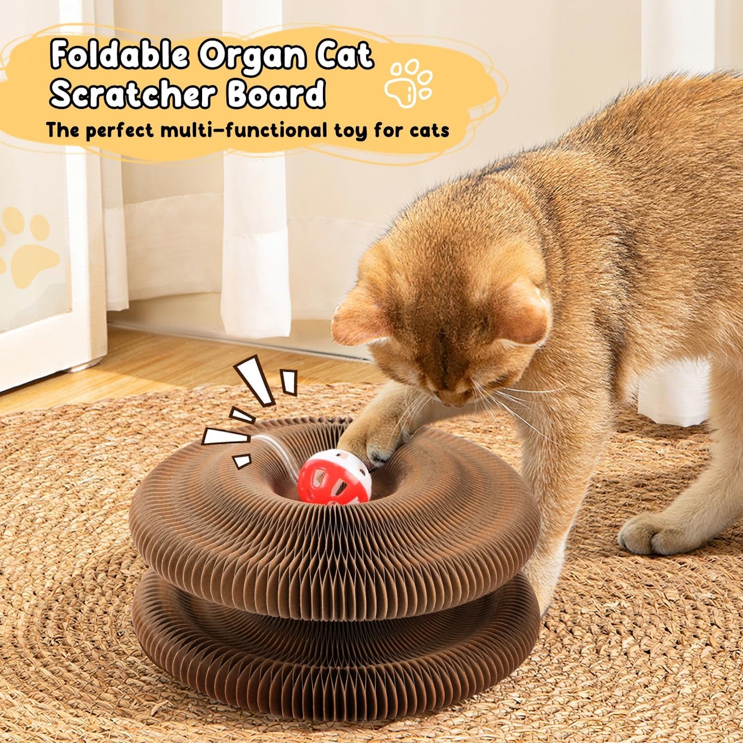 Furrgo™ Magic Organ Style Cat Scratching Board