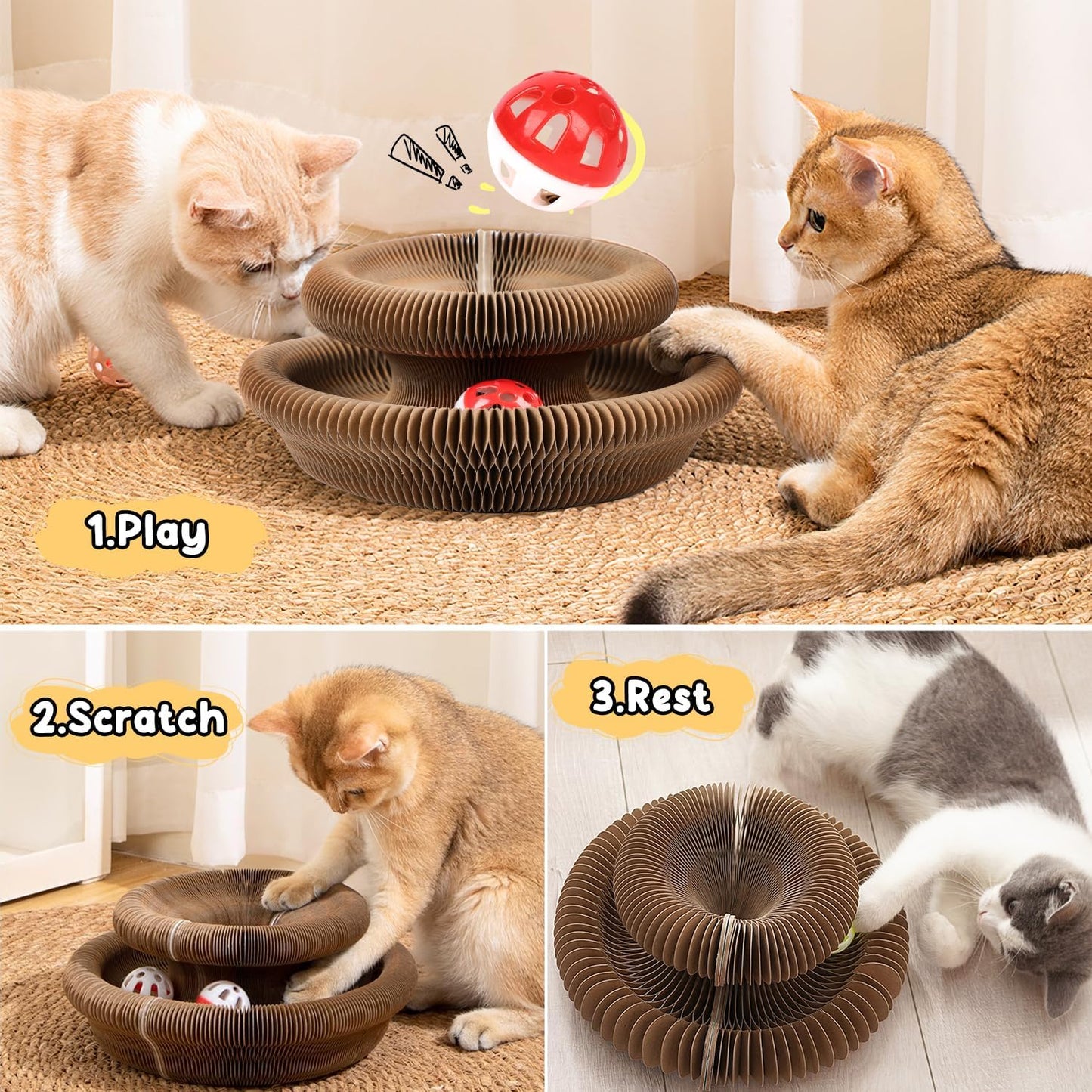 Furrgo™ Magic Organ Style Cat Scratching Board