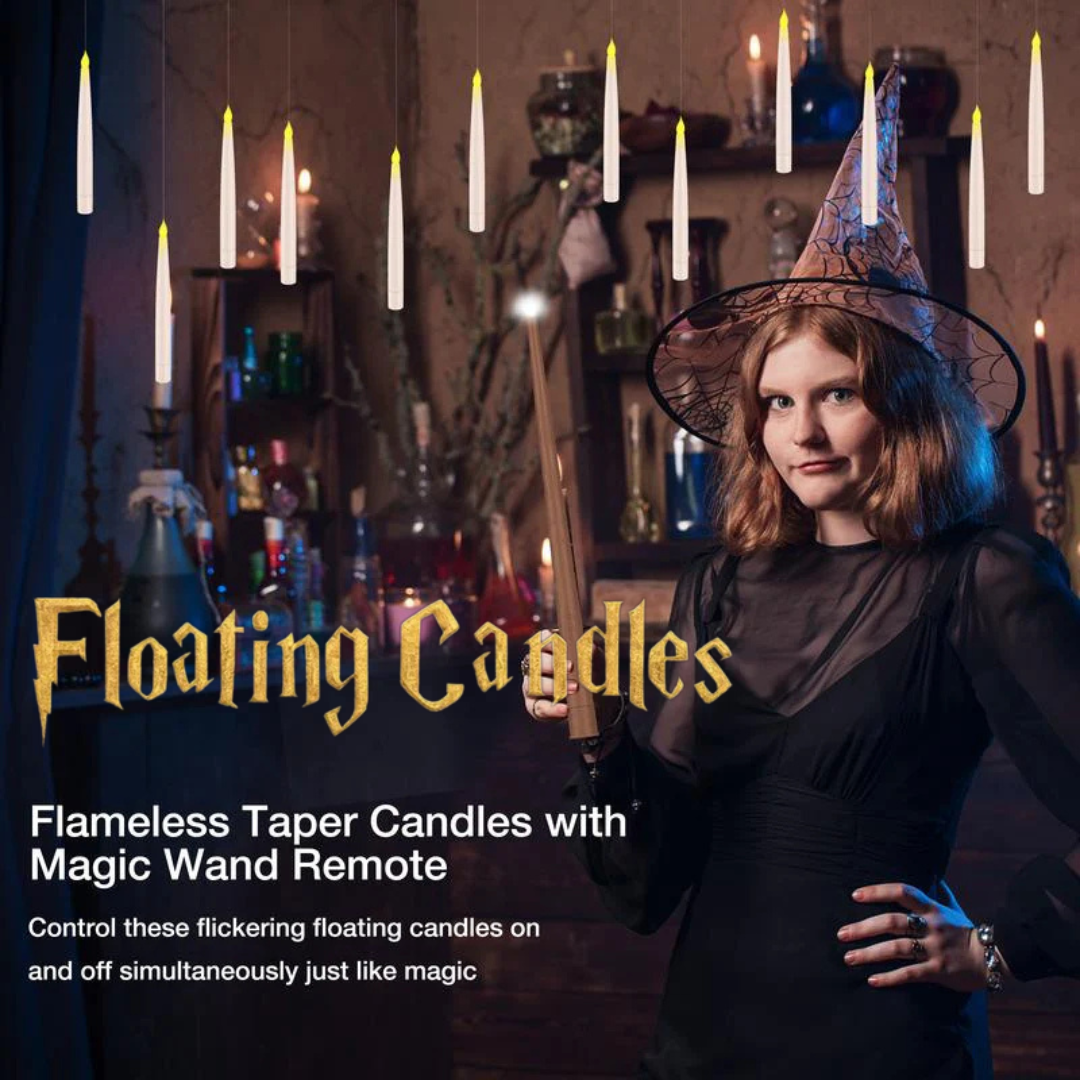 Mystic™ Flickering Floating Magic Candles