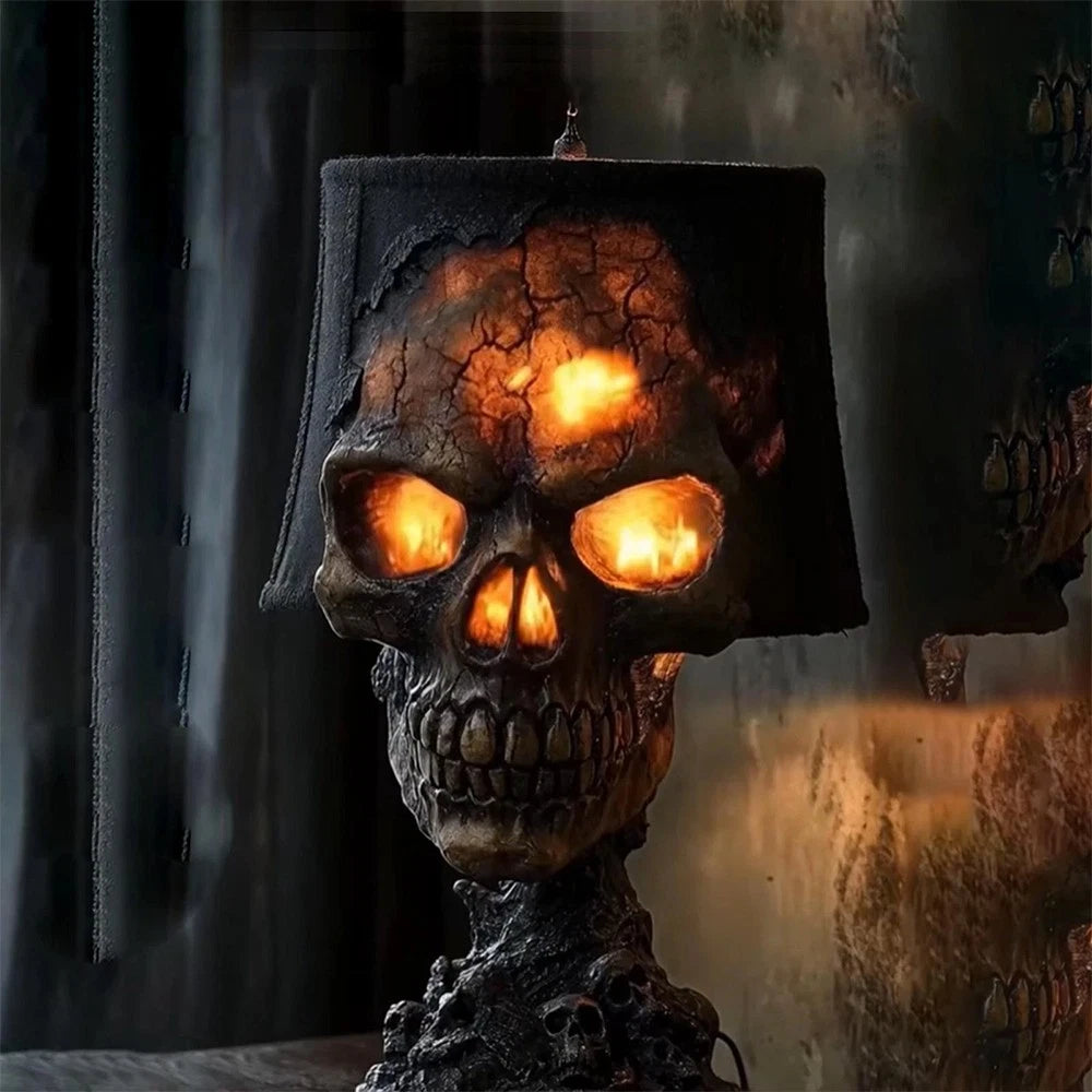Gothic™ Skull Glow – Halloween Accent Lamp
