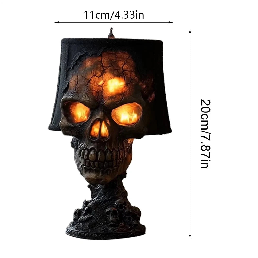 Gothic™ Skull Glow – Halloween Accent Lamp