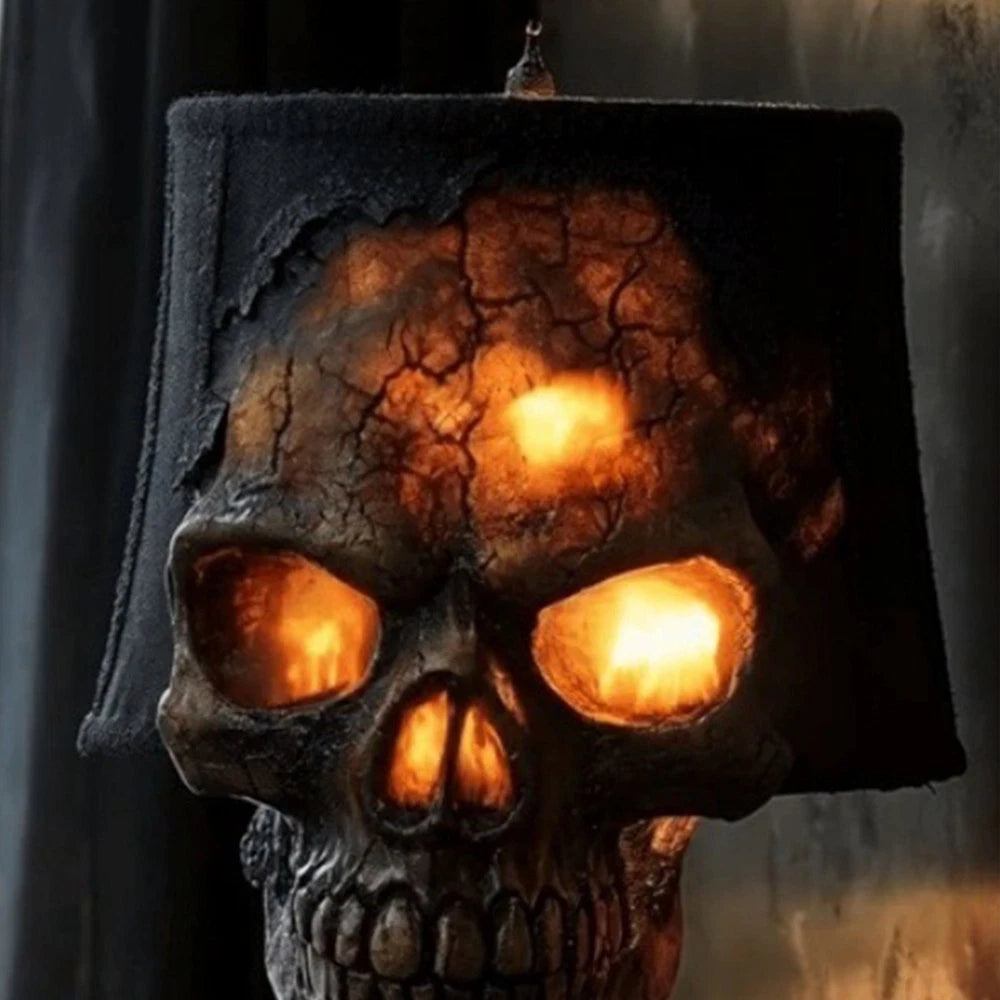 Gothic™ Skull Glow – Halloween Accent Lamp