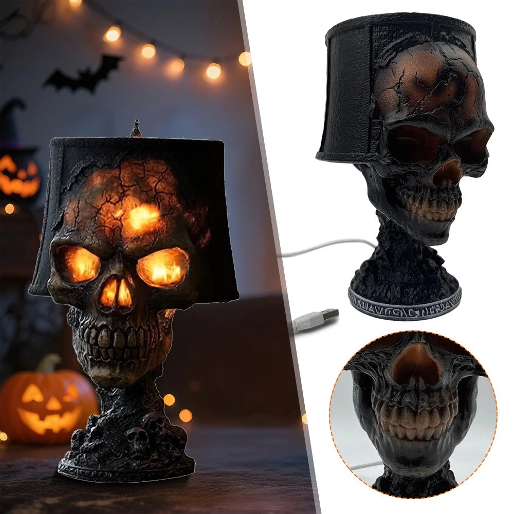 Gothic™ Skull Glow – Halloween Accent Lamp