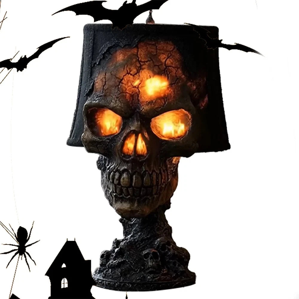 Gothic™ Skull Glow – Halloween Accent Lamp