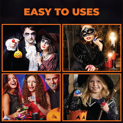 🔥Last Day 50% OFF🔥 Halloween LED Glow Rings (50pcs set)