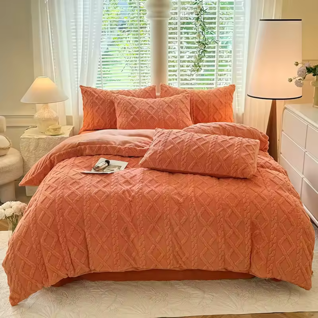 Boho Heirloom Embroidered Comforter Set