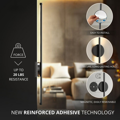 NoirBeam™ Rotatable Wireless Wall Sconces for Effortless Mood Lighting Anywhere