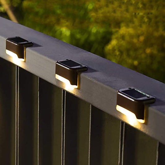 SolaGlim™ Powerful Solar Deck Lights with Automatic Activation
