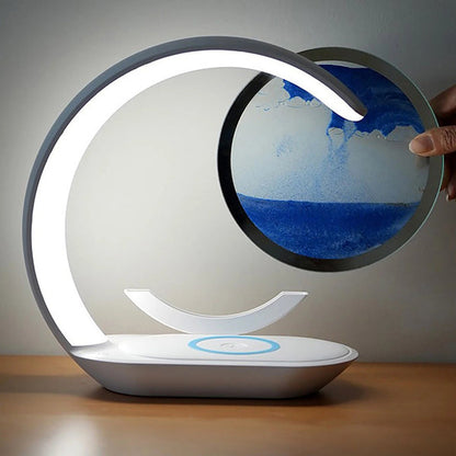 Heirloom Sandscape Bedside Lamp | Moving Sand Art Light