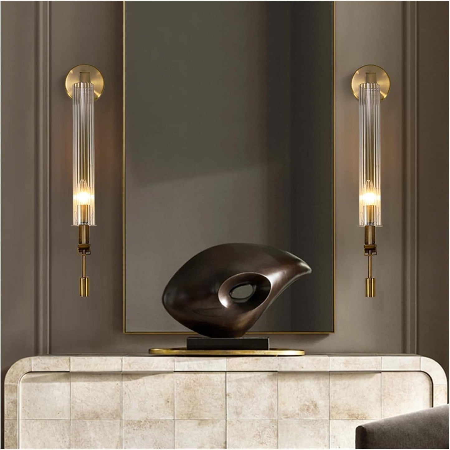 Selni™ - Slim Gold LED Wall Sconce