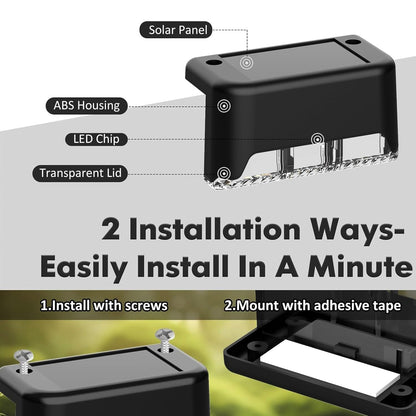 SolaGlim™ Powerful Solar Deck Lights with Automatic Activation