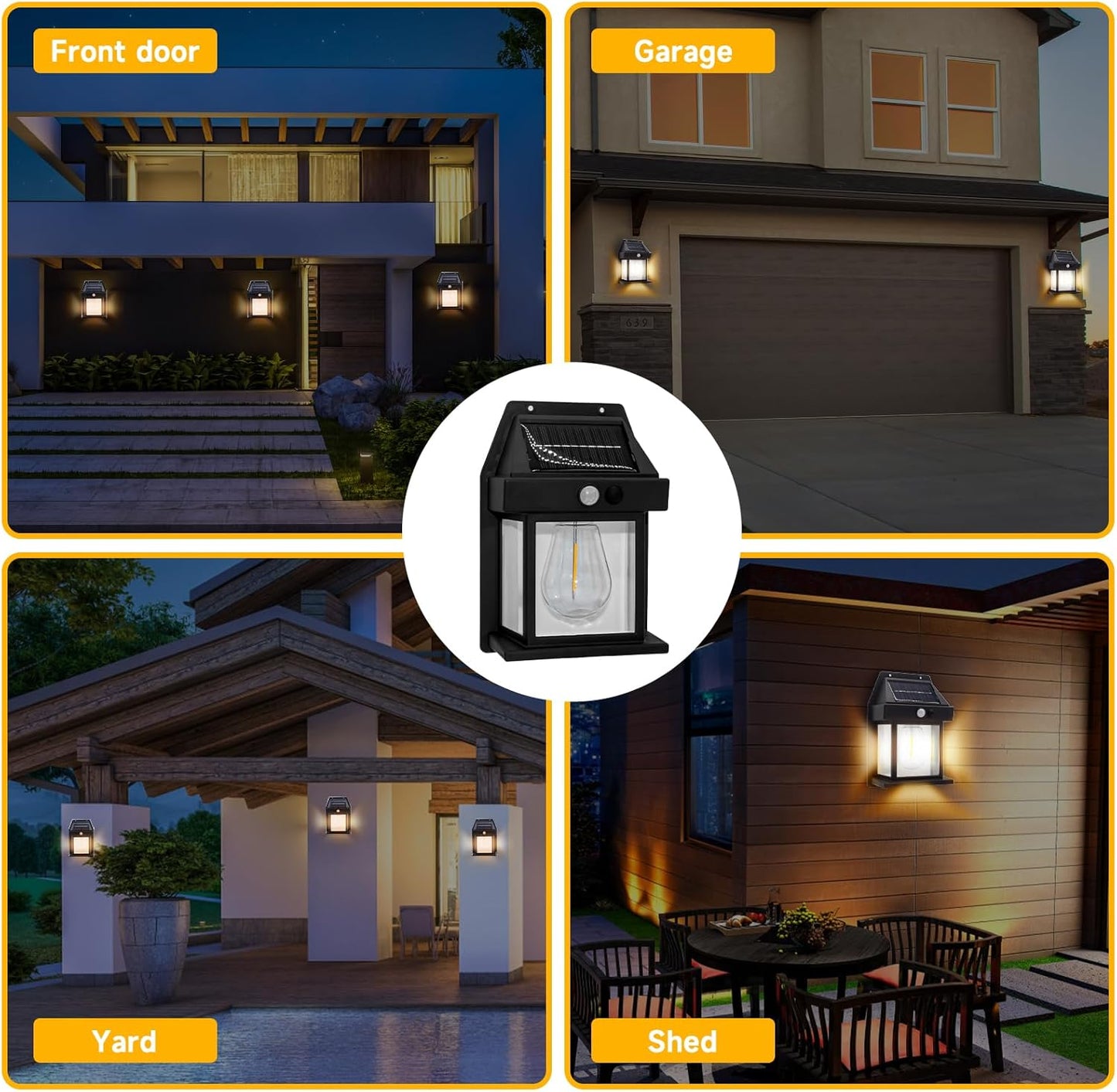 SolaLux™ Powerful Solar Wall Lights with Automatic Activation