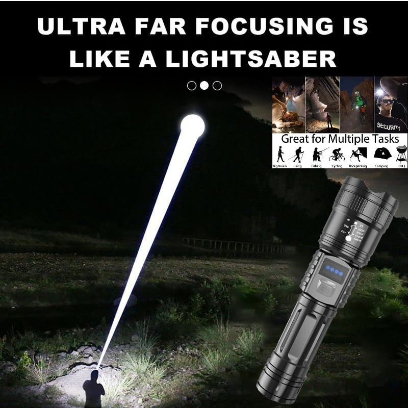 VoltBeam Pro™ Rechargeable Flashlight with Telescoping Zoom