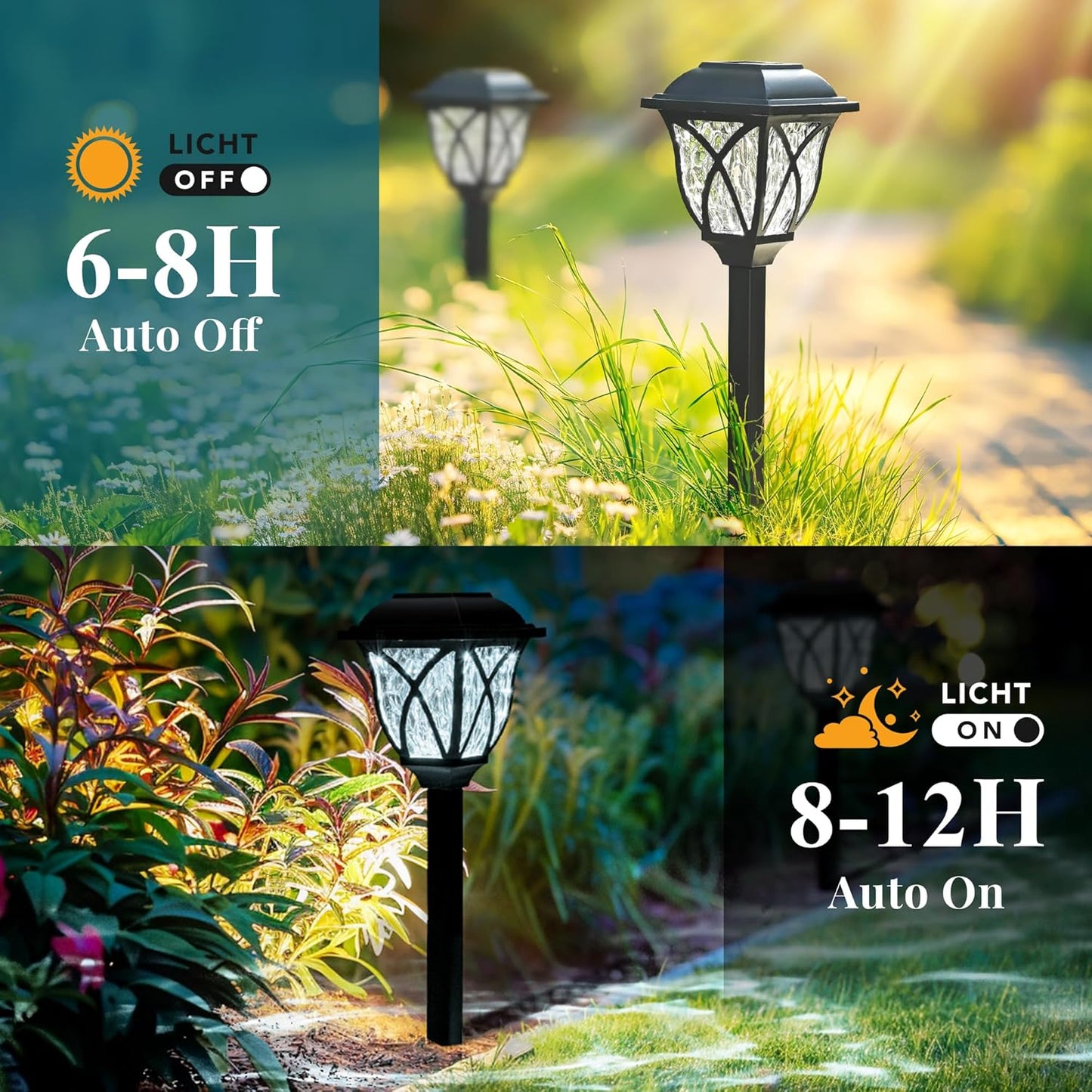 SolaLumi™ Powerful Solar Garden Lights with Automatic Activation