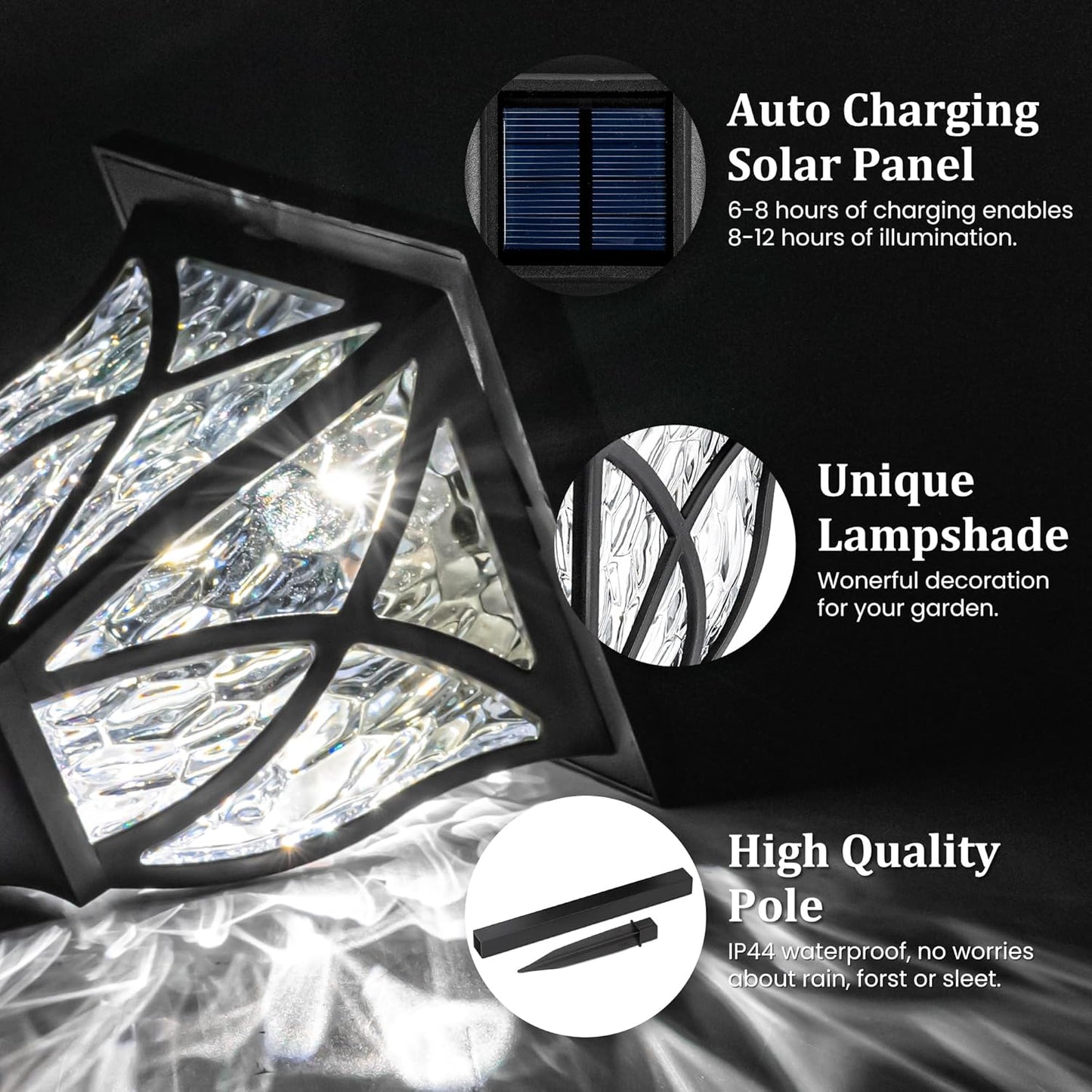 SolaLumi™ Powerful Solar Garden Lights with Automatic Activation