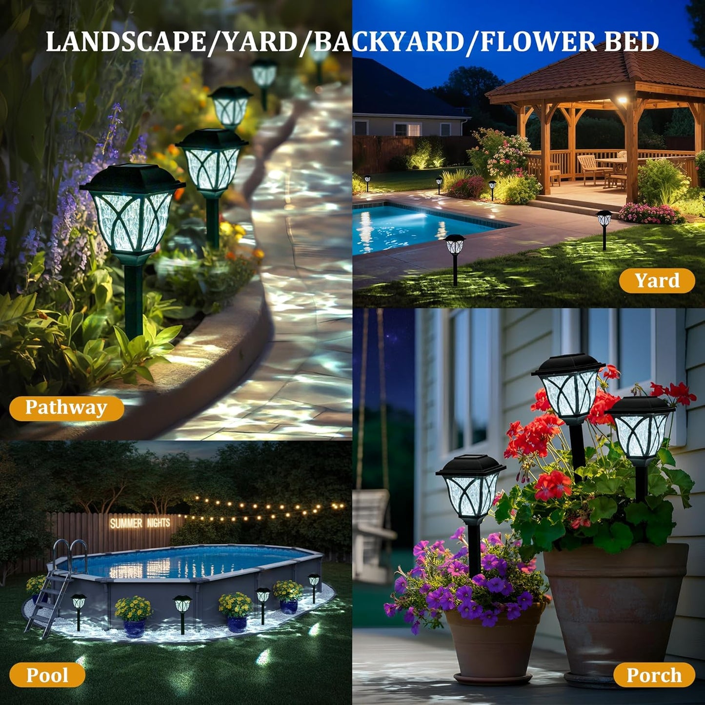 SolaLumi™ Powerful Solar Garden Lights with Automatic Activation