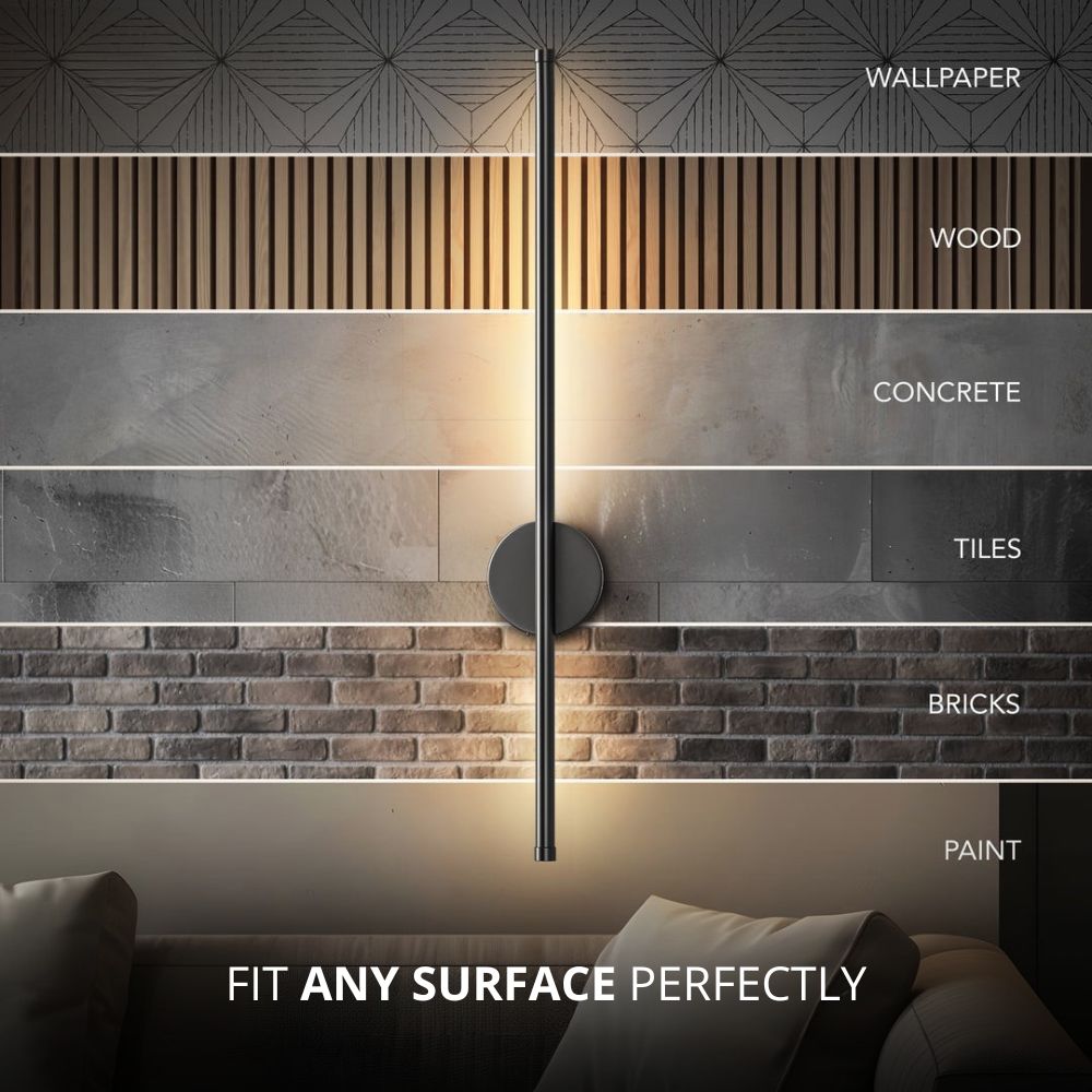 NoirBeam™ Rotatable Wireless Wall Sconces for Effortless Mood Lighting Anywhere
