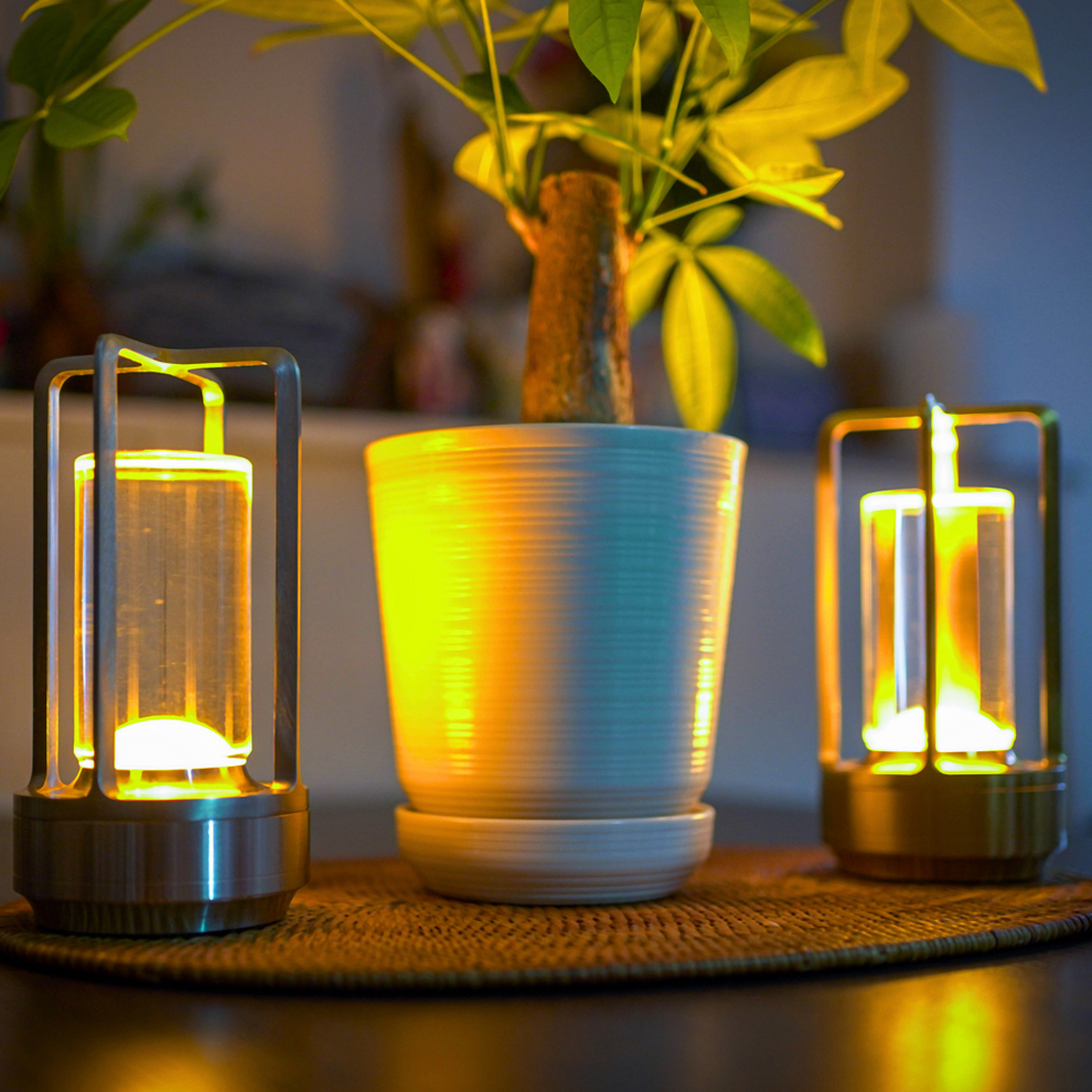 NeoGlow™ Rechargeable Crystal Lantern