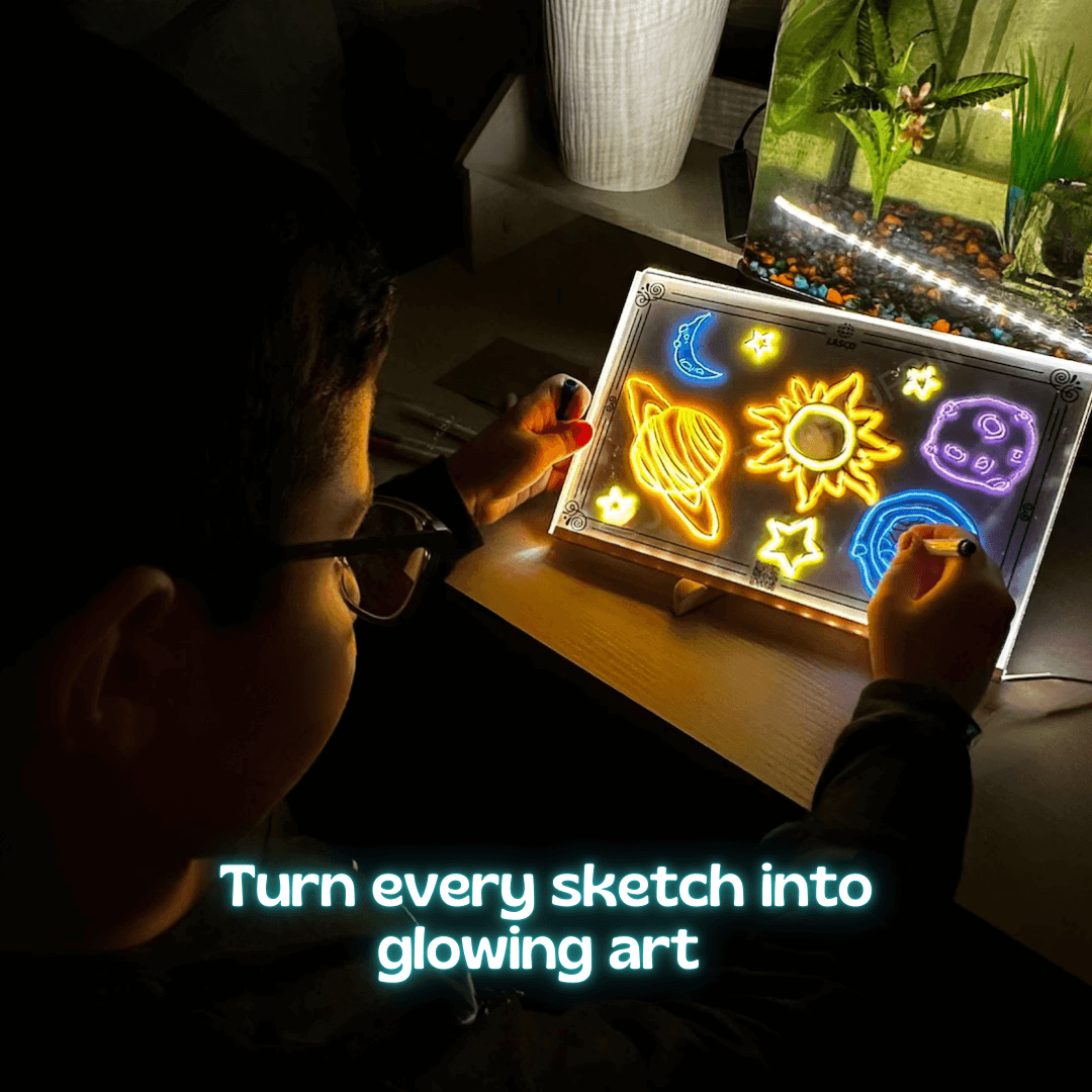 MagicBoard™ LED Drawing Board | Screen-Free Fun for Kids
