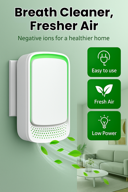 LunoAir™ Ionic Air Purifier For Home & Office | Forget Dust, Allergens, and Bad Smells