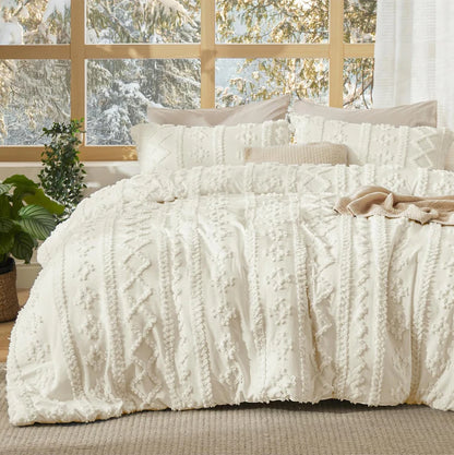 Boho Heirloom Embroidered Comforter Set