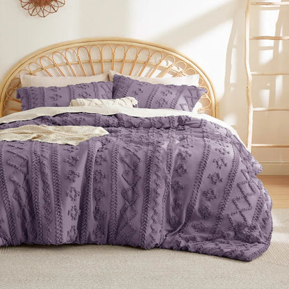 Boho Heirloom Embroidered Comforter Set