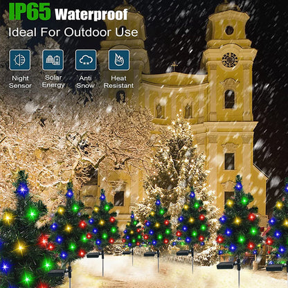 SolaLuxe™ Powerful Solar Christmas Tree Lights with Automatic Activation