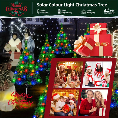 SolaLuxe™ Powerful Solar Christmas Tree Lights with Automatic Activation