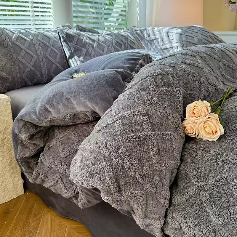 Boho Heirloom Embroidered Comforter Set