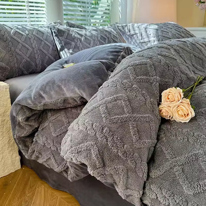 Boho Heirloom Embroidered Comforter Set