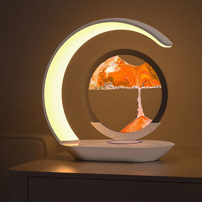 Heirloom Sandscape Bedside Lamp | Moving Sand Art Light