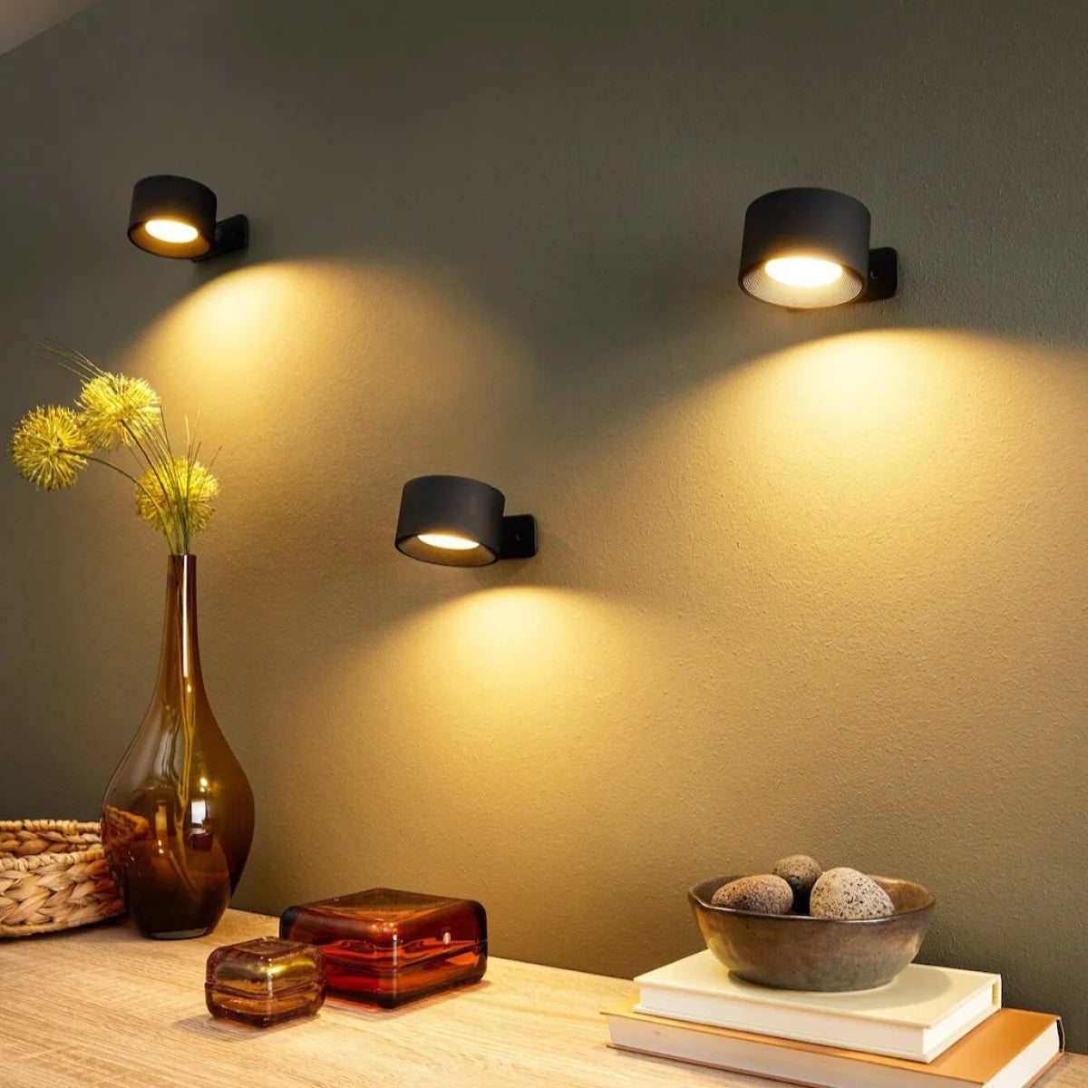 Eternity Glow™ | 360° Wireless LED Wall Lights
