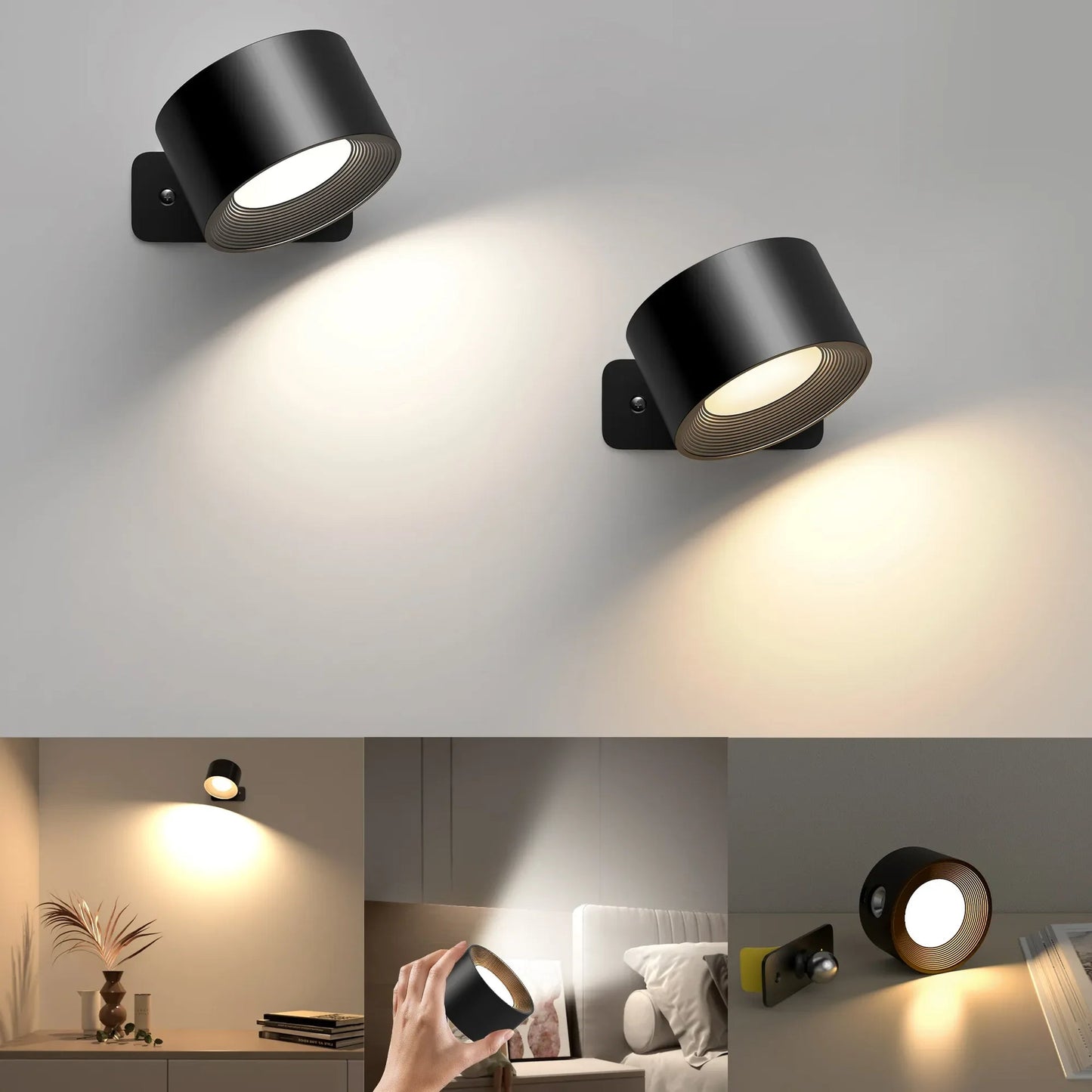 Eternity Glow™ | 360° Wireless LED Wall Lights