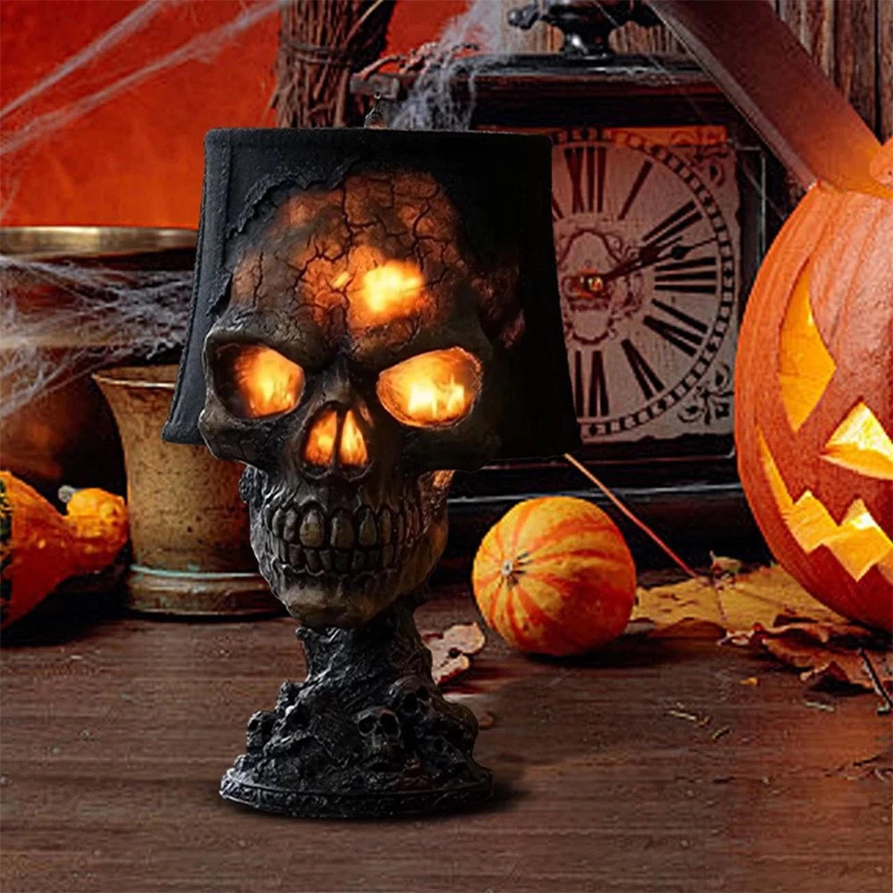 Gothic™ Skull Glow – Halloween Accent Lamp