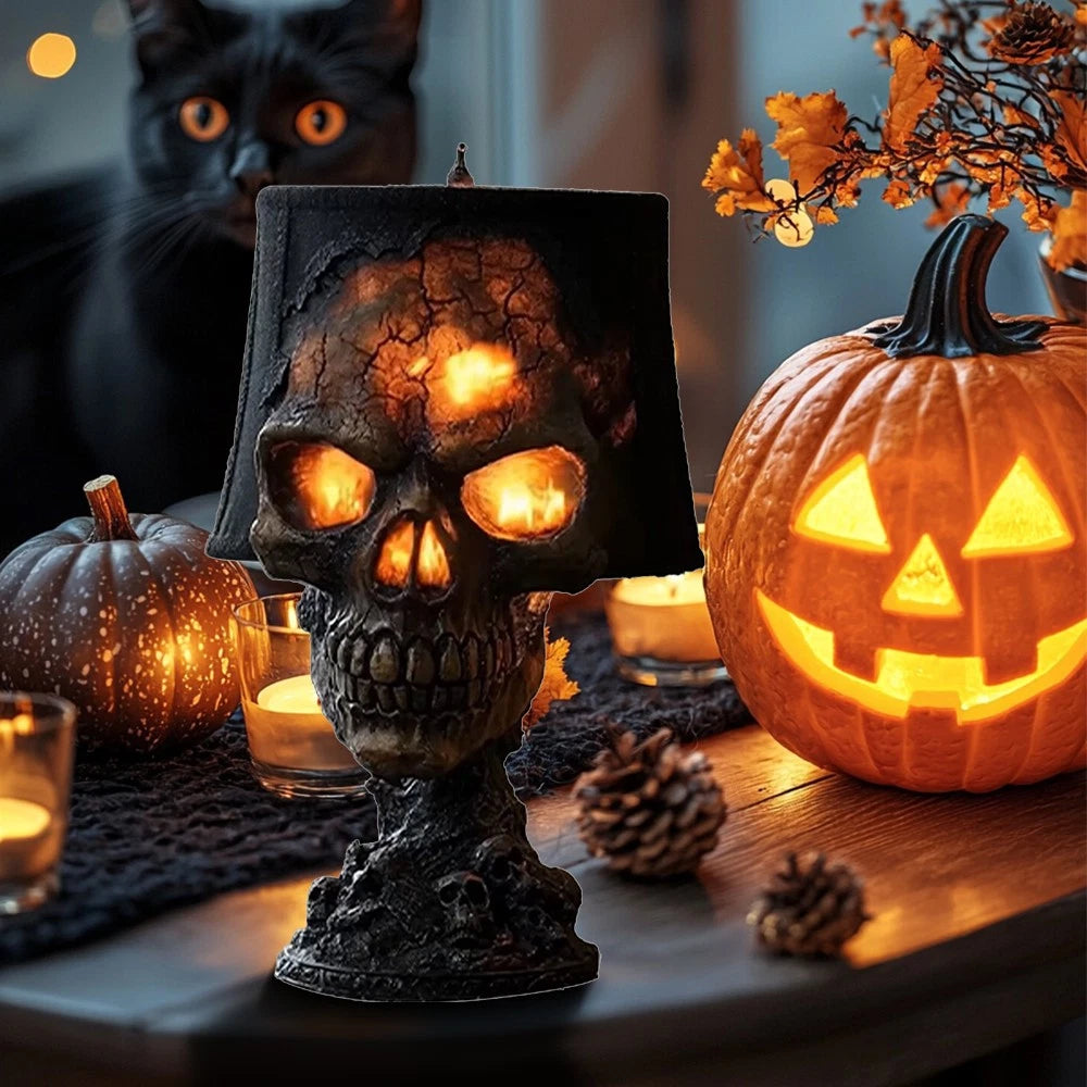 Gothic™ Skull Glow – Halloween Accent Lamp