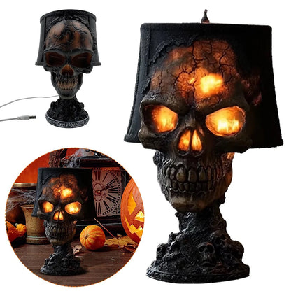 Gothic™ Skull Glow – Halloween Accent Lamp